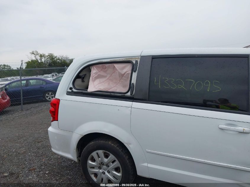 2016 Dodge Grand Caravan Se VIN: 2C4RDGBG4GR116588 Lot: 43327095
