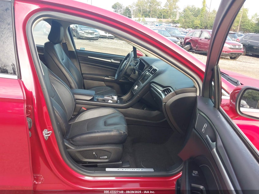 2020 Ford Fusion 2.0 Plug-in Hybrid Titanium Red Lot 111043327149 Vin 3FA6P0SU4LR132193