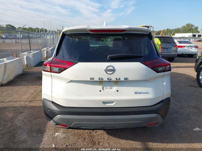 2023 Nissan Rogue Sv Intelligent Awd VIN: JN8BT3BB1PW477354 Lot: 43327174
