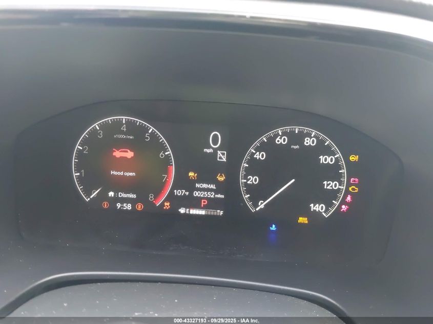 2025 Honda Cr-V Ex-L 2Wd VIN: 5J6RS3H7XSL009384 Lot: 43327193