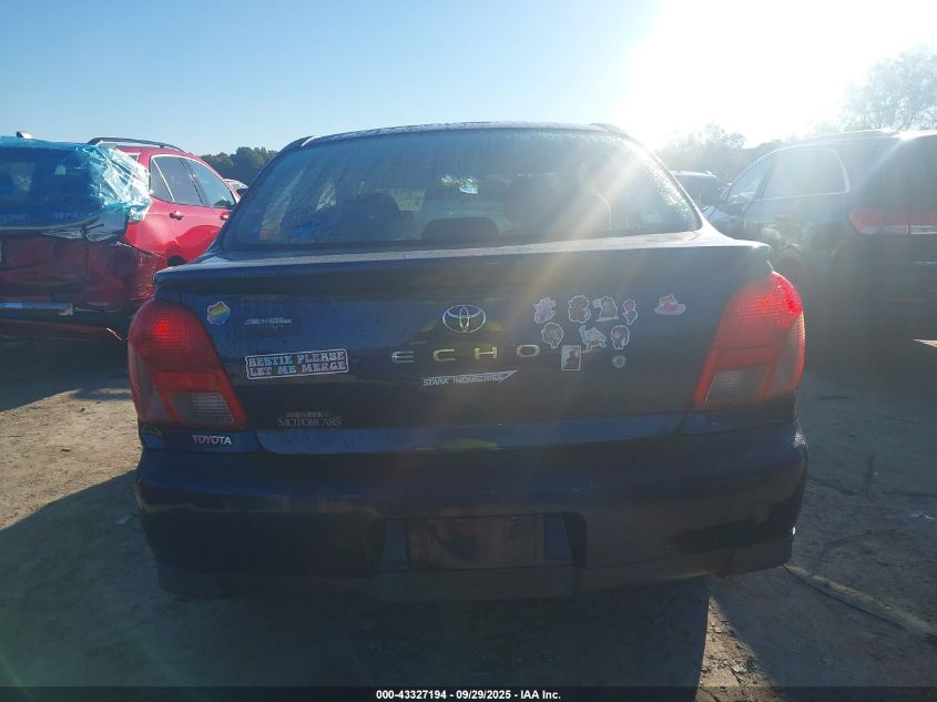2001 Toyota Echo VIN: JTDAT123810196134 Lot: 43327194