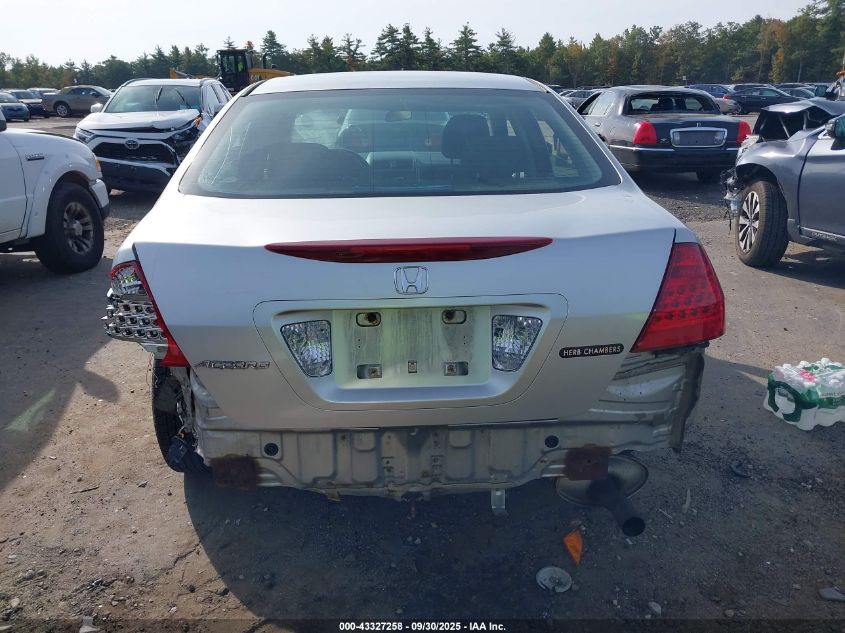 2006 Honda Accord 2.4 Lx VIN: 1HGCM56466A020220 Lot: 43327258