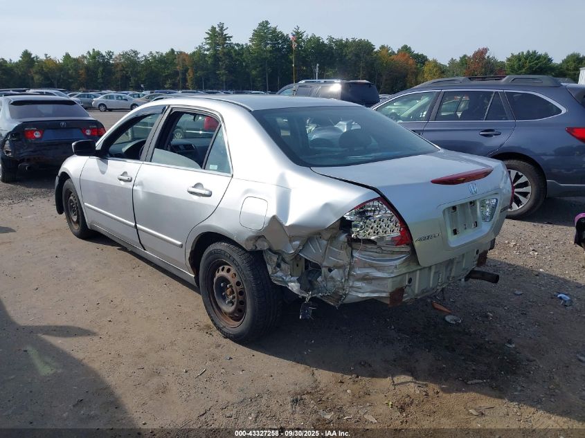2006 Honda Accord 2.4 Lx VIN: 1HGCM56466A020220 Lot: 43327258
