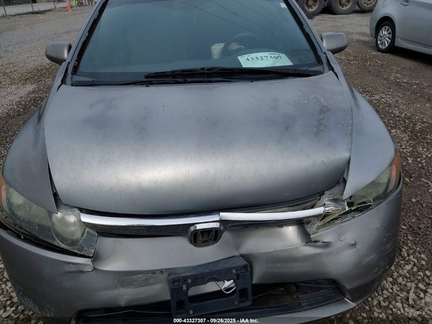 2008 Honda Civic Lx VIN: 2HGFA165X8H526130 Lot: 43327307