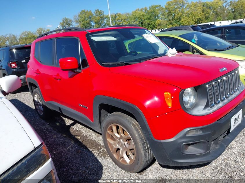 2016 Jeep Renegade Latitude VIN: ZACCJBBT9GPC81961 Lot: 43327342