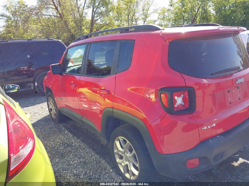 2016 Jeep Renegade Latitude VIN: ZACCJBBT9GPC81961 Lot: 43327342