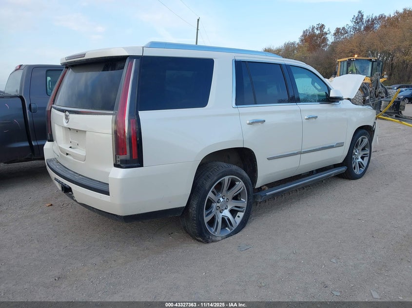 Vin: 1gys4ckj0fr298214, lot: 43822072, cadillac escalade premium 20154