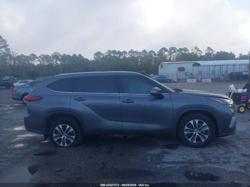 2022 Toyota Highlander Xle VIN: 5TDGZRBH6NS564879 Lot: 43327372