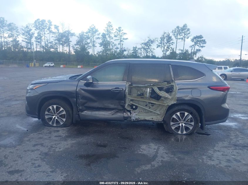 2022 Toyota Highlander Xle VIN: 5TDGZRBH6NS564879 Lot: 43327372