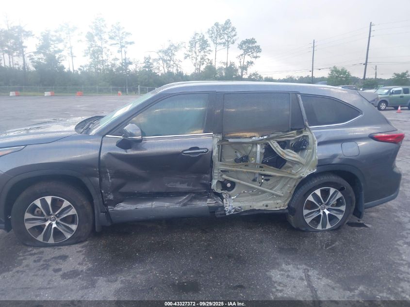 2022 Toyota Highlander Xle VIN: 5TDGZRBH6NS564879 Lot: 43327372