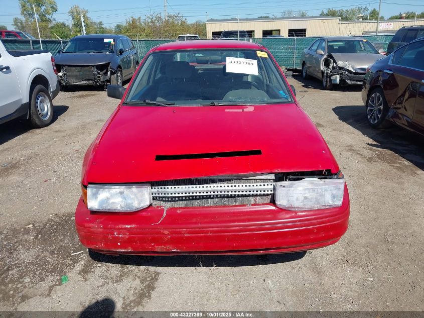 1991 Ford Escort Gt VIN: 1FAPP1288MW147078 Lot: 43327389