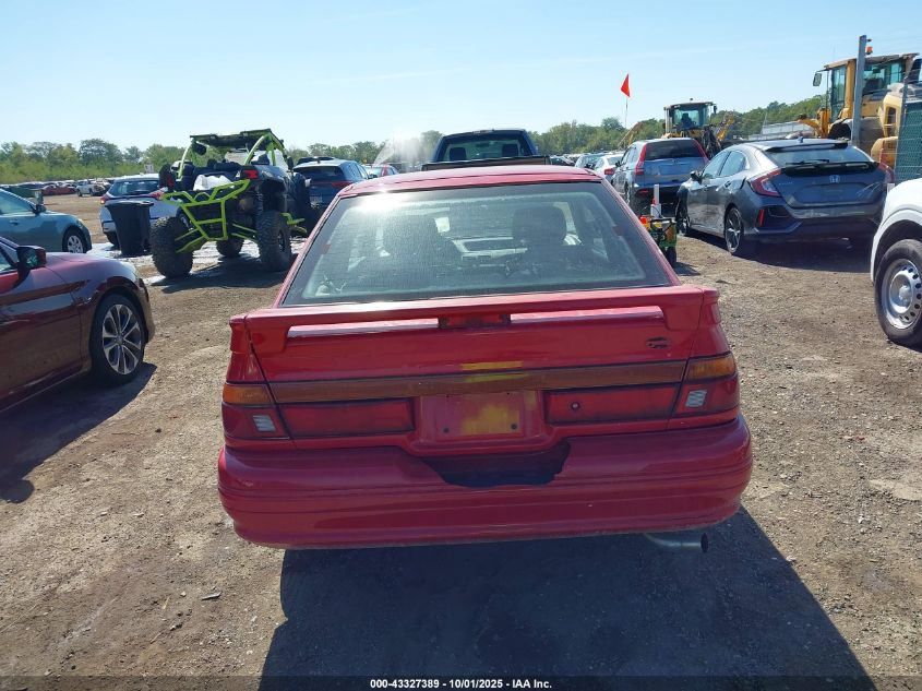 1991 Ford Escort Gt VIN: 1FAPP1288MW147078 Lot: 43327389