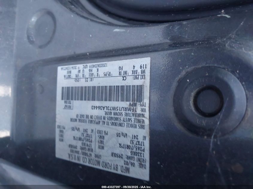 2003 Ford Expedition Xlt VIN: 1FMRU15W73LA36443 Lot: 43327397