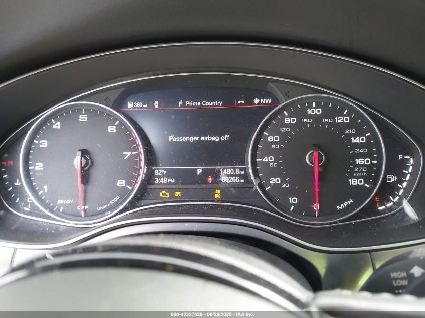 2016 Audi A6 3.0T Premium Plus VIN: WAUFGAFC5GN150502 Lot: 43327439