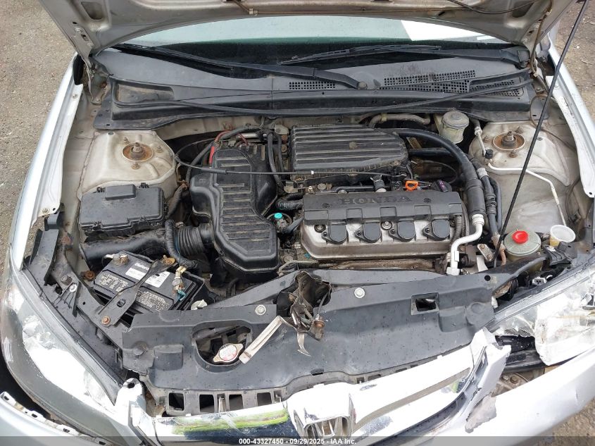 2005 Honda Civic Vp VIN: 1HGES16375L016243 Lot: 43327450