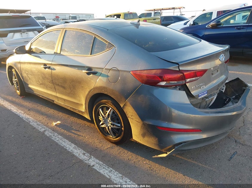 2017 HYUNDAI ELANTRA SE - KMHD74LF1HU082101