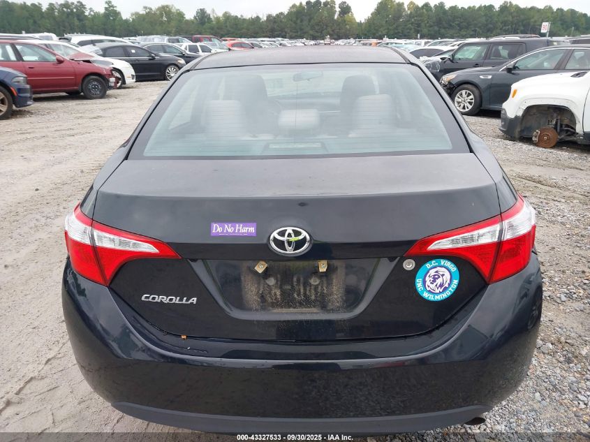 2016 Toyota Corolla L VIN: 2T1BURHE4GC713422 Lot: 43327533