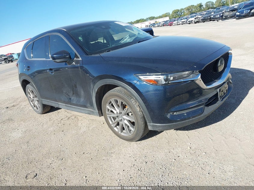 Vin: jm3kfadm3m1321452, lot: 43822307, mazda cx-5 grand touring 20211