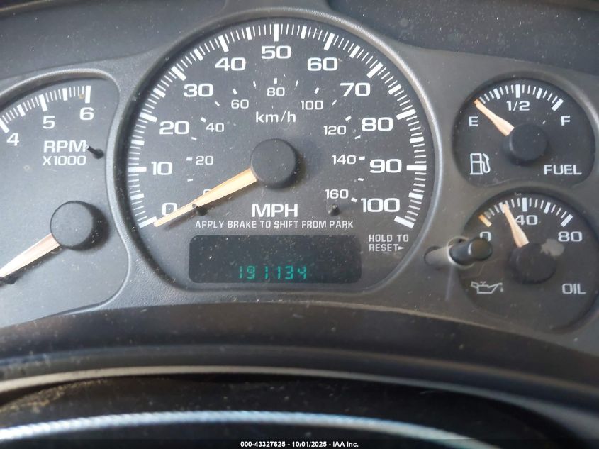 2002 Chevrolet Tahoe Ls VIN: 1GNEC13Z02R285446 Lot: 43327625