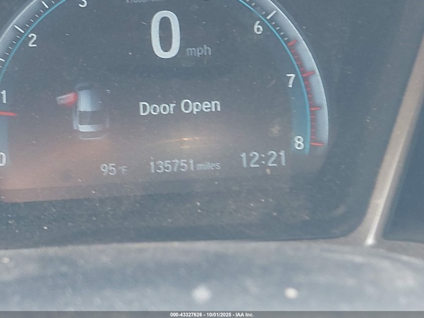 2017 Honda Civic Touring VIN: 19XFC1F98HE010128 Lot: 43327626