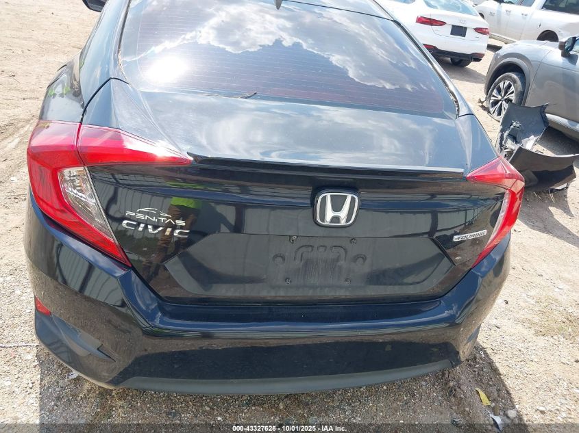 2017 Honda Civic Touring VIN: 19XFC1F98HE010128 Lot: 43327626