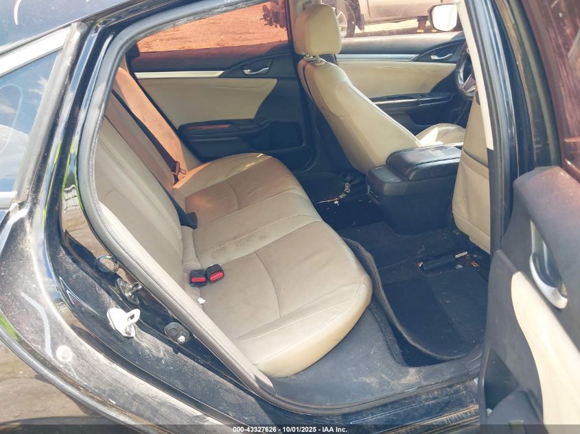 2017 Honda Civic Touring VIN: 19XFC1F98HE010128 Lot: 43327626