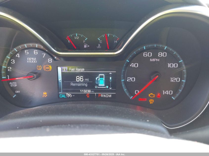 2016 Chevrolet Impala 1Lt VIN: 2G1105SAXG9204577 Lot: 43327701