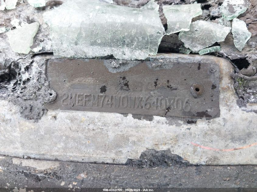 1998 Mercury Grand Marquis VIN: 2MEFM74W0WX640806 Lot: 43327720