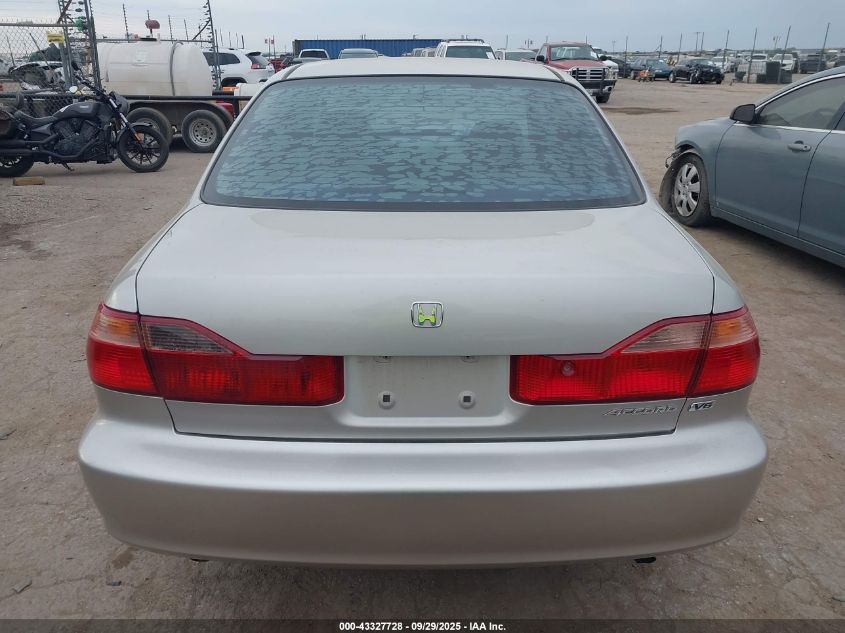 1999 Honda Accord Ex V6 VIN: 1HGCG1651XA006882 Lot: 43327728