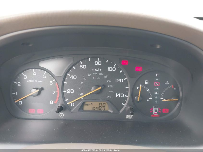 1999 Honda Accord Ex V6 VIN: 1HGCG1651XA006882 Lot: 43327728