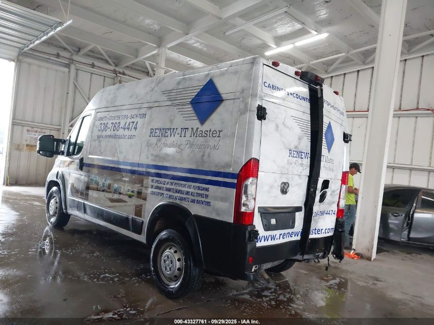 2023 Ram Promaster 2500 High Roof 136 Wb VIN: 3C6LRVCGXPE522958 Lot: 43327761