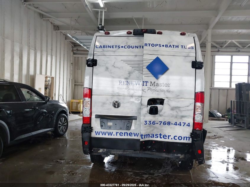 2023 Ram Promaster 2500 High Roof 136 Wb VIN: 3C6LRVCGXPE522958 Lot: 43327761