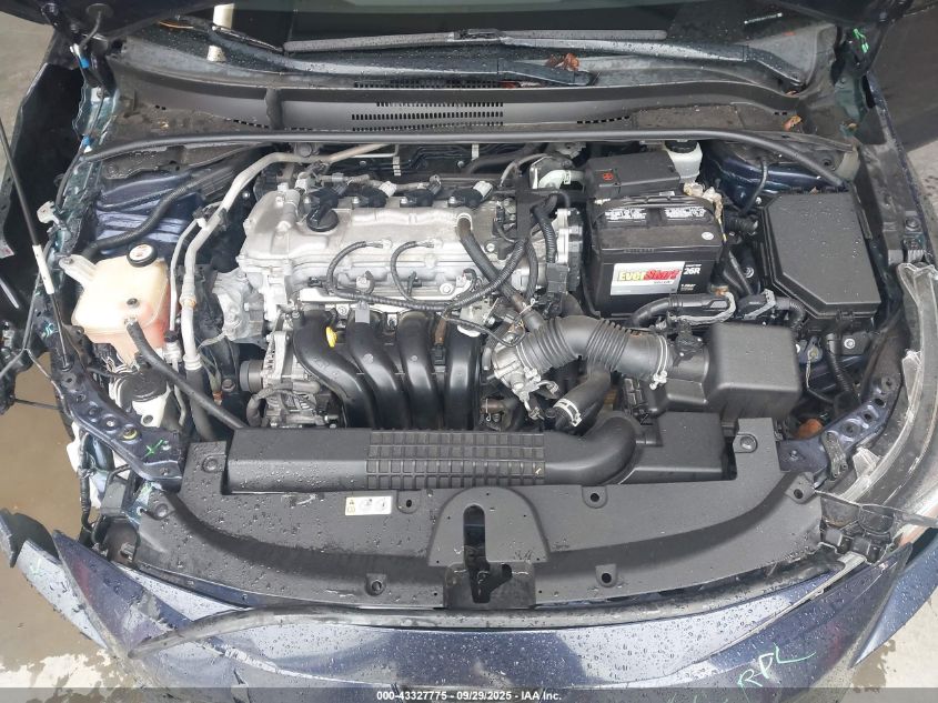 2021 Toyota Corolla Le VIN: JTDEPMAE4MJ172860 Lot: 43327775