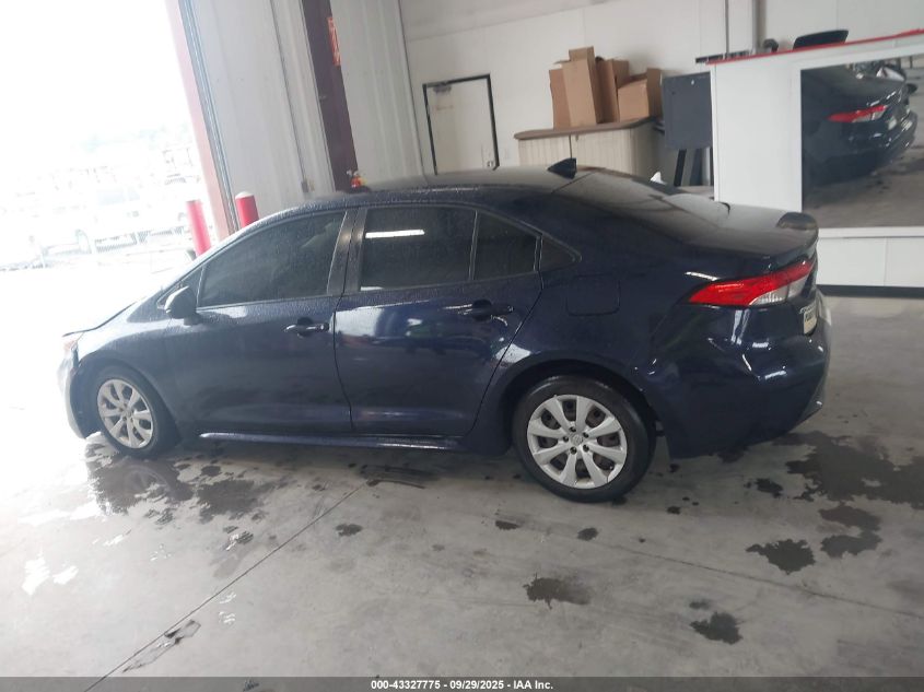 2021 Toyota Corolla Le VIN: JTDEPMAE4MJ172860 Lot: 43327775