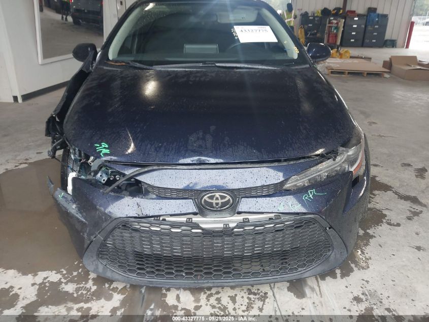 2021 Toyota Corolla Le VIN: JTDEPMAE4MJ172860 Lot: 43327775