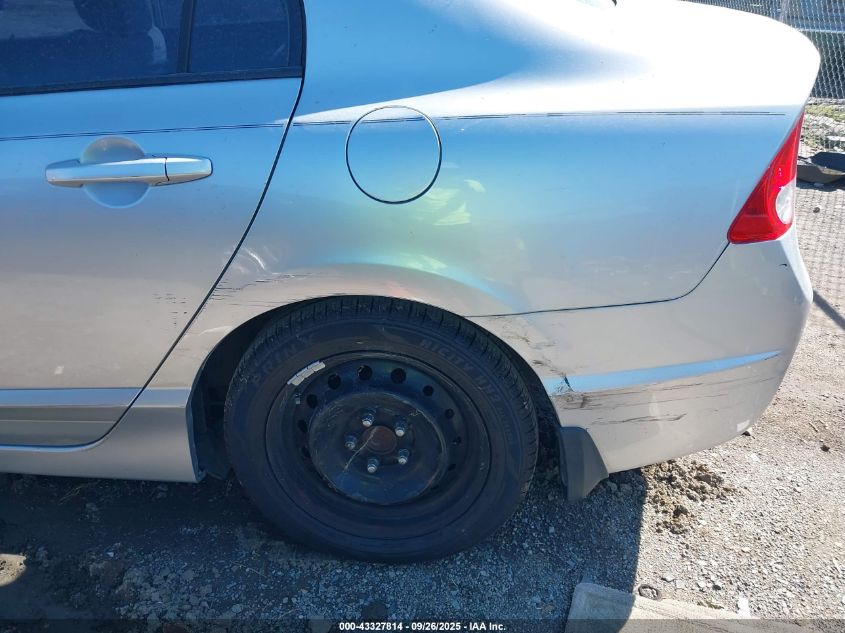 2009 Honda Civic Lx VIN: 2HGFA16549H307455 Lot: 43327814