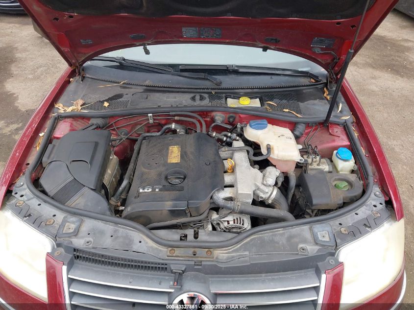 2002 Volkswagen Passat Gls VIN: WVWVD63B22E402683 Lot: 43327861