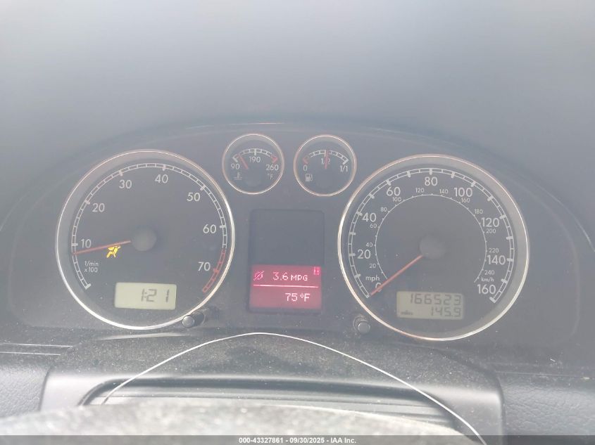 2002 Volkswagen Passat Gls VIN: WVWVD63B22E402683 Lot: 43327861