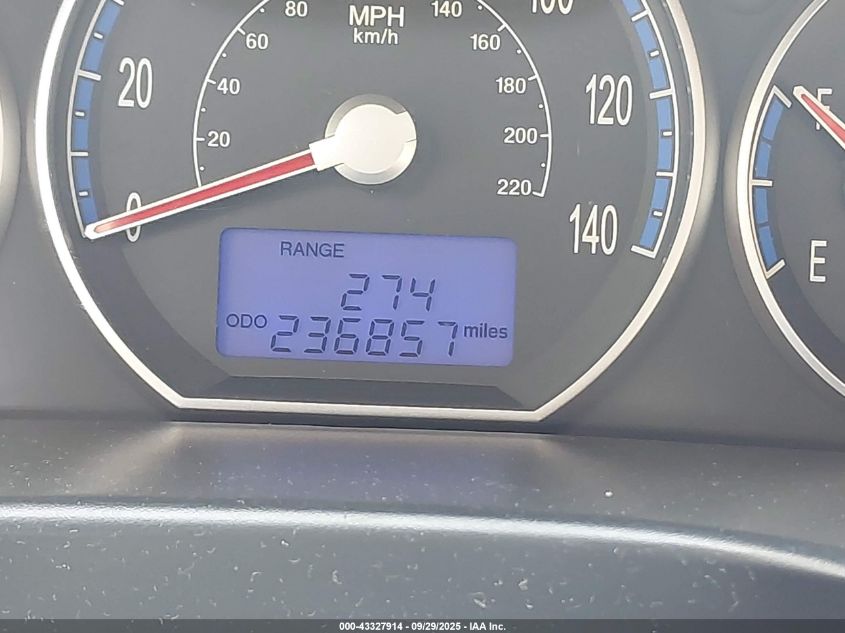 2008 Hyundai Santa Fe Gls VIN: 5NMSG73DX8H136546 Lot: 43327914