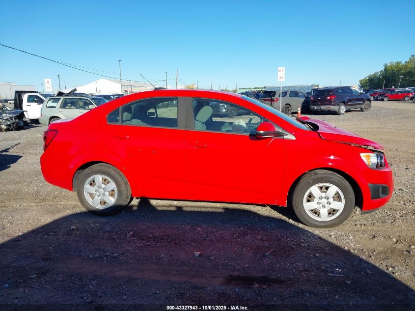 2016 Chevrolet Sonic Ls Auto VIN: 01G1JA5SG1G412829 Lot: 43327943
