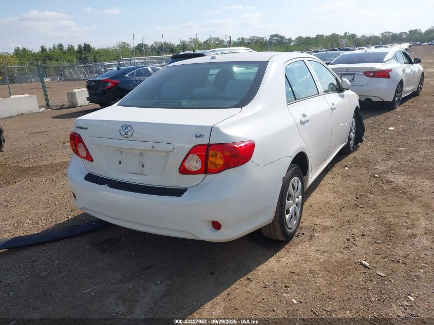 2010 Toyota Corolla Le VIN: 2T1BU4EE5AC519299 Lot: 43327953