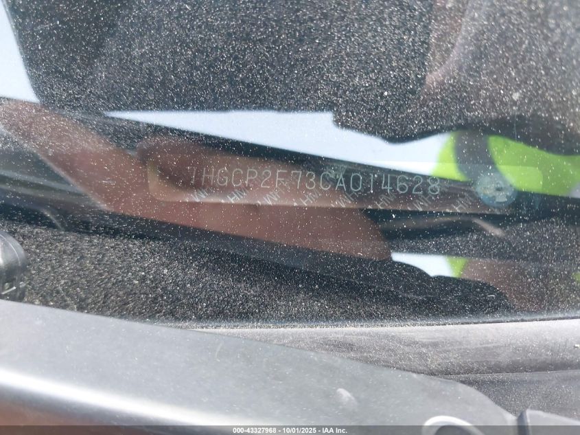 2012 Honda Accord 2.4 Ex VIN: 1HGCP2F73CA014628 Lot: 43327968