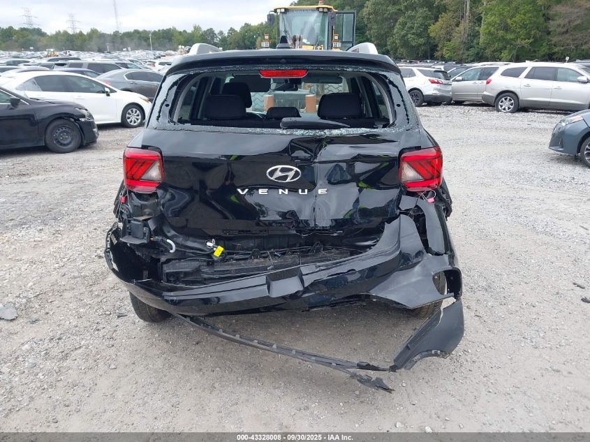 2022 Hyundai Venue Sel VIN: KMHRC8A38NU193838 Lot: 43328008