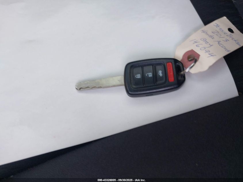 2013 Honda Accord Sdn Sport VIN: 1HGCR2E52DA121911 Lot: 43328009