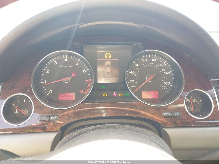 2005 Audi A8 4.2 VIN: WAULL44E95N009434 Lot: 43328037