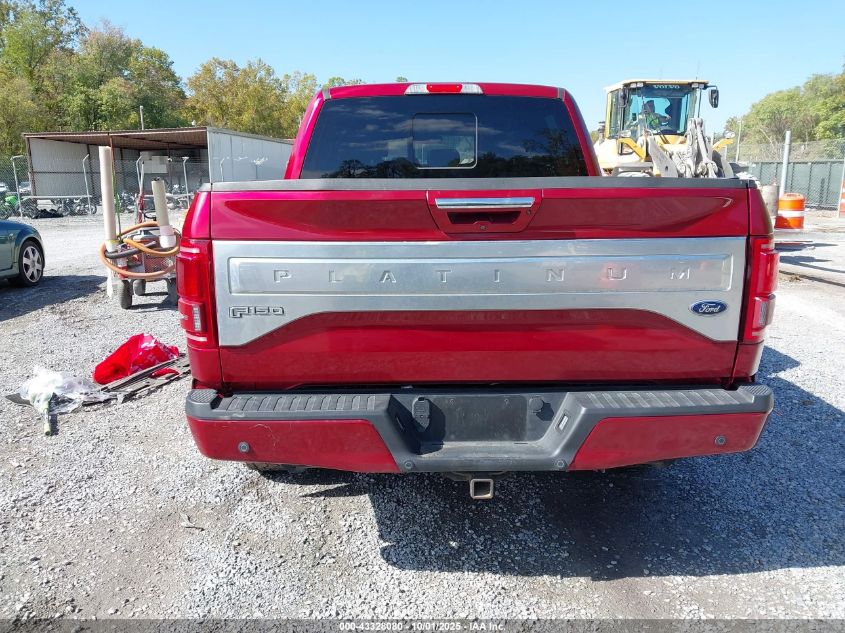 2017 Ford F-150 Platinum VIN: 1FTEW1EG1HFA71877 Lot: 43328080