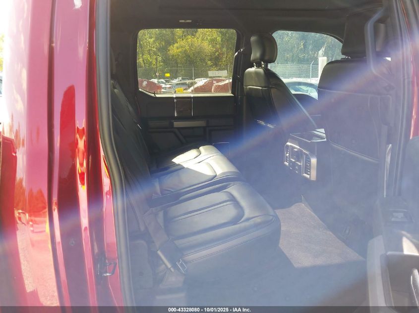 2017 Ford F-150 Platinum VIN: 1FTEW1EG1HFA71877 Lot: 43328080