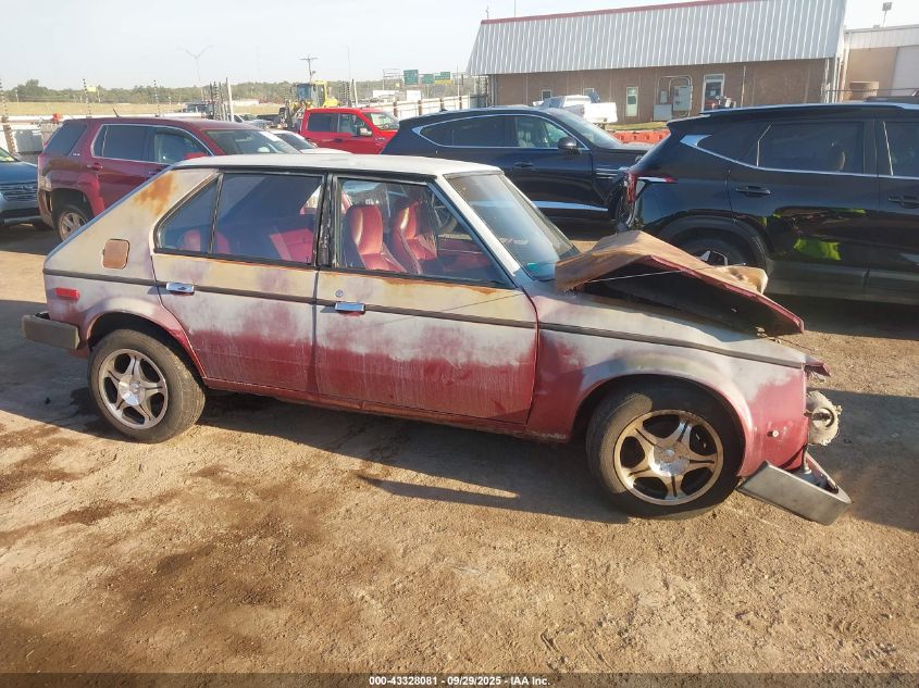 1989 Plymouth Horizon Expo VIN: 1P3BL18D0KY431472 Lot: 43328081