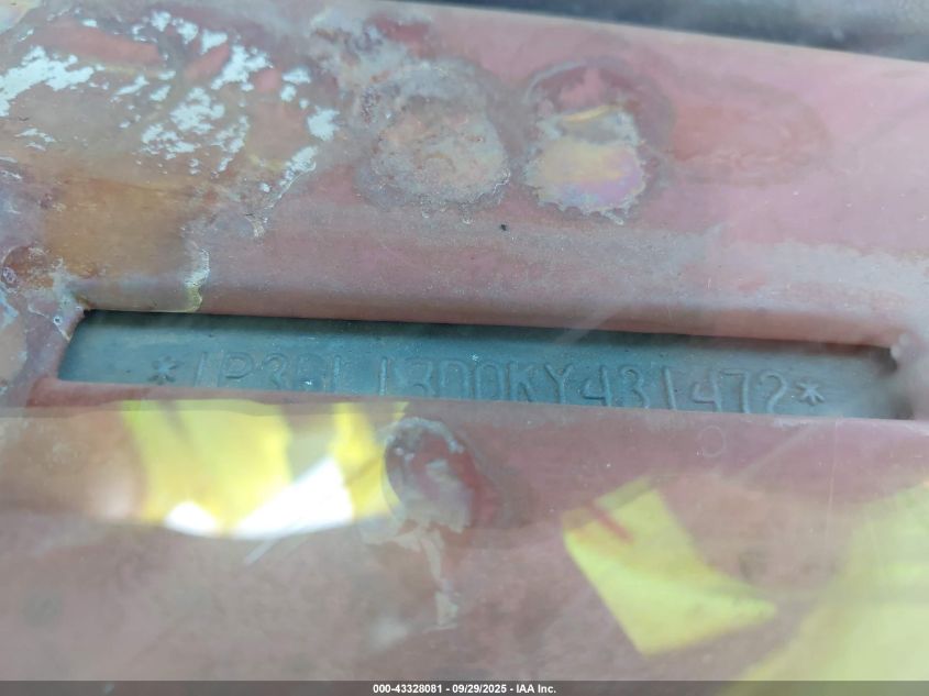 1989 Plymouth Horizon Expo VIN: 1P3BL18D0KY431472 Lot: 43328081