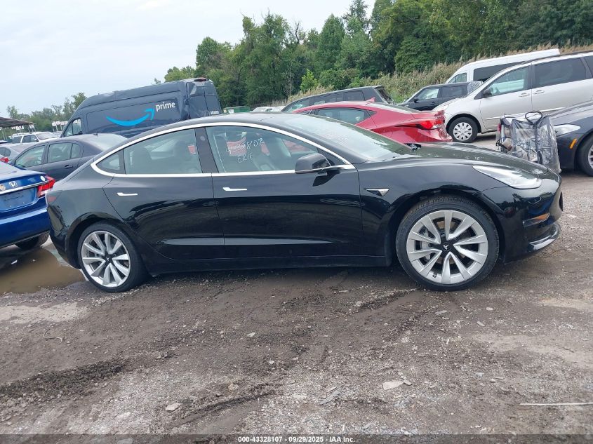2018 Tesla Model 3 Long Range/Mid Range VIN: 5YJ3E1EA9JF046855 Lot: 43328107